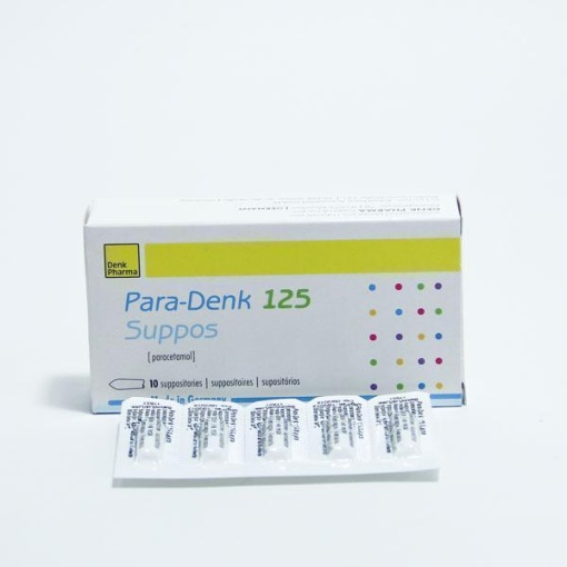 para denk 125mg supp 1's