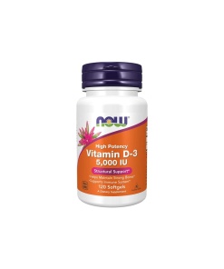 now vitamin d3 5000 iu caps 120's nett