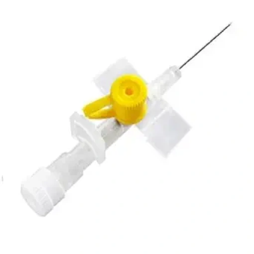 cannula inj port 24g yellow nett