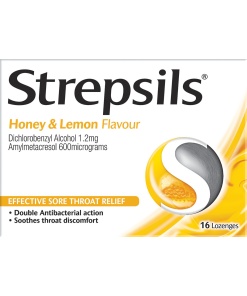 strepsils lozenges (h/lemon and regular) ass 2's n