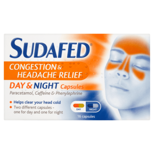 sudafed congestion day& night 16`stabs 12's