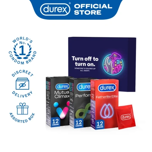durex condoms assorted 3's nett