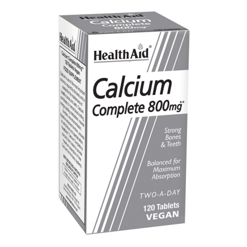 health aid calcium (complete) 800mg tabs 120's