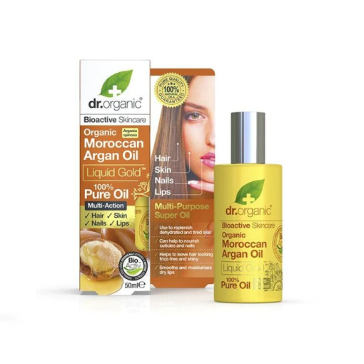 dr. org moroccan argan oil pure 100% 50ml nett