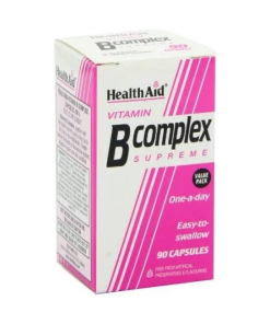 health aid vit b complex supreme tabs 90's