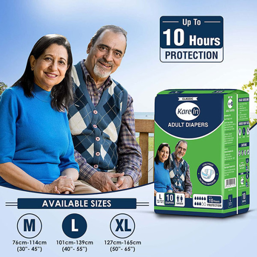 karein adult diapers tie on 10`s