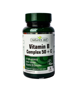 natures aid vitamin b complex + c tabs 30's nett