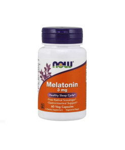 now melatonin 3mg caps 60's nett