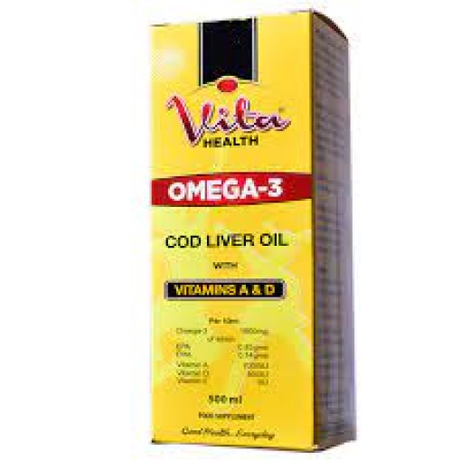 vita health cod liver oil 500ml