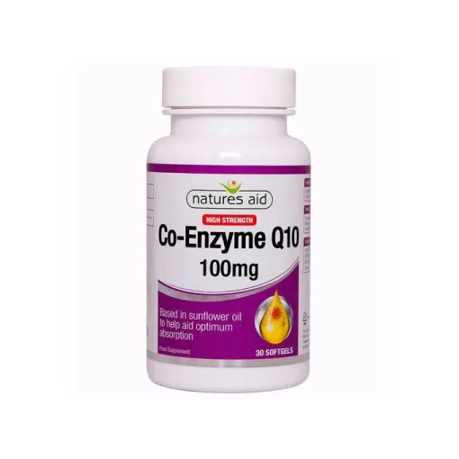 natures aid co-enzyme q10 100mg 30`s