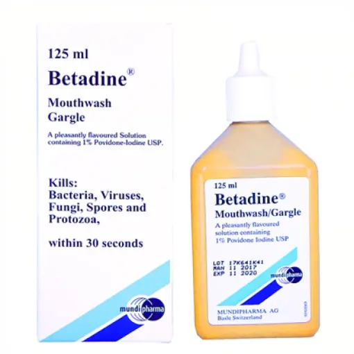 betadine gargle 125ml