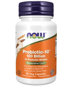 now probiotic 10 100 billion caps 30's