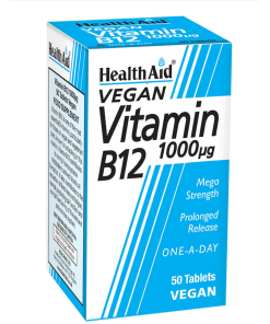 health aid vitamin b12 1000ug pr 50's
