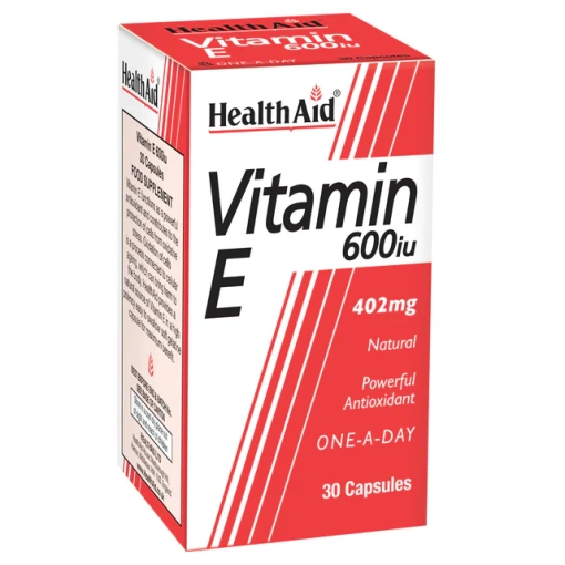 health aid vitamin e 600iu natural 30's