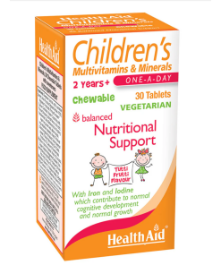 health aid children's multivitamins chewable 30's