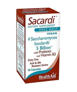 health aid sacardi (s/boulardii) 5 bilion 30’s