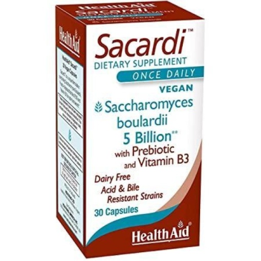 health aid sacardi (s/boulardii) 5 bilion 30’s