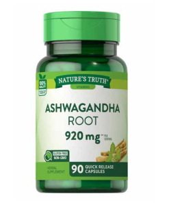 nature's truth ashwaghandha root 920mg qr caps 90s
