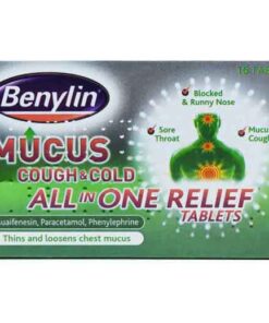 Benylin Mucus Cough & Cold Relief Tabs 16's